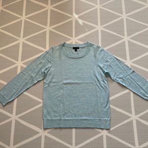 JCrew Light Blue Aqua Tippi Sweater L